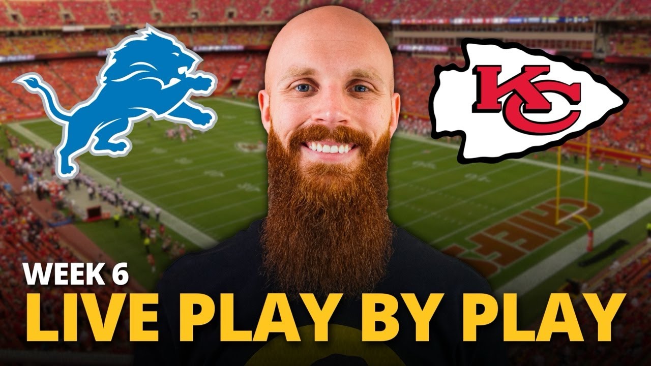 Lions vs Chiefs LIVE play by play reaction! | Week 6, SNF