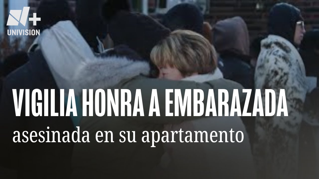 Realizan vigilia en memoria de la mujer embarazada que fue apuñalada 70 veces en su apartamento