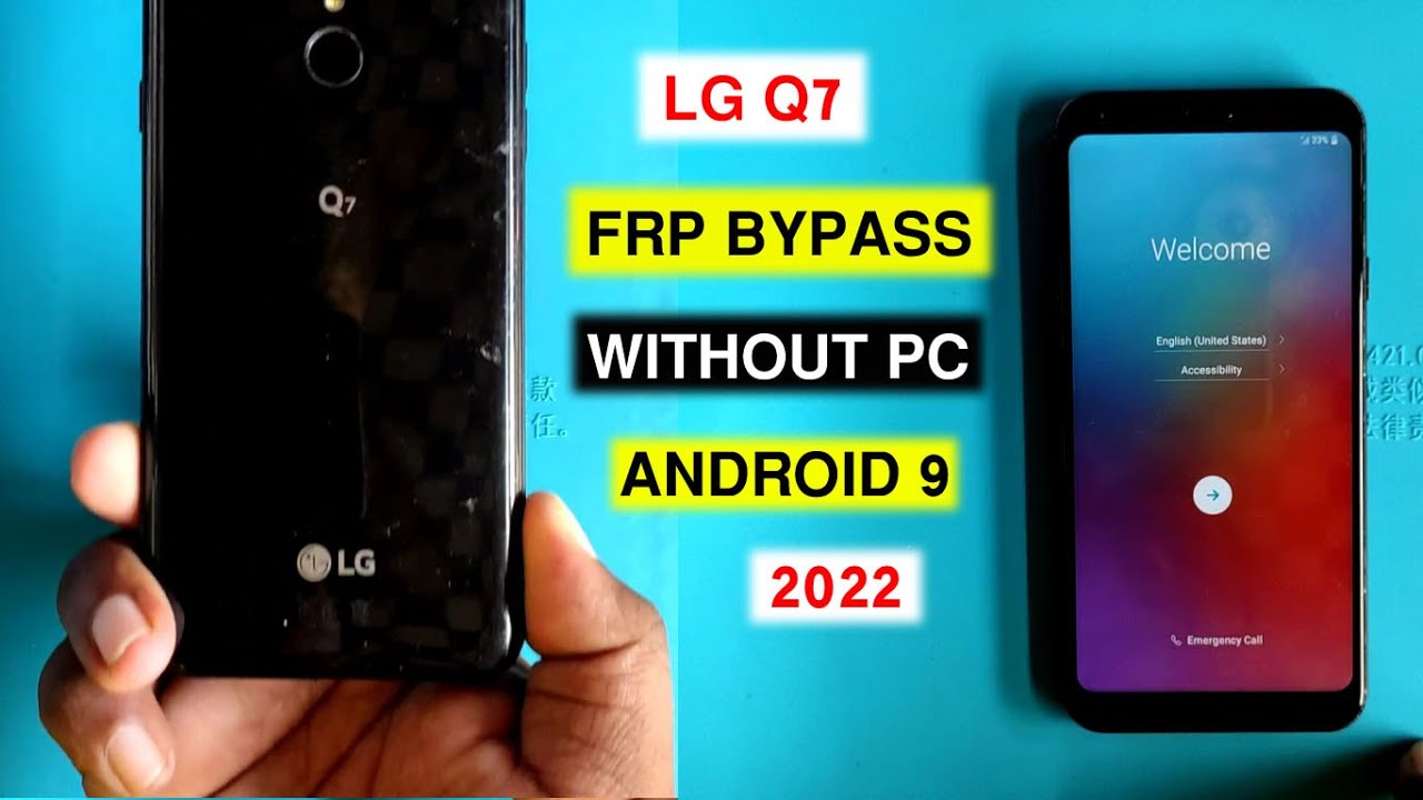 LG Q7 FRP Bypass Android 9/10 Without Pc 2022 | LG Q7 LM-Q610EMW Google Account Remove New Method