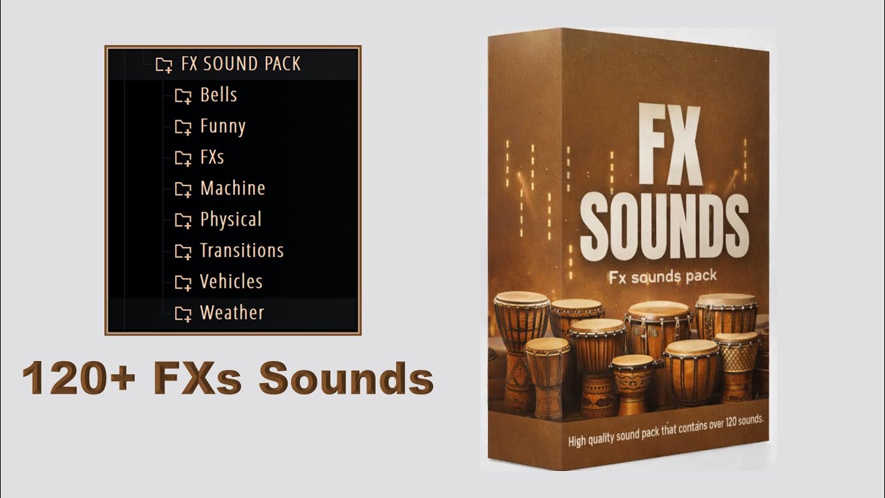 120+ FX Sounds Sample Pack 2026| Free Download 
