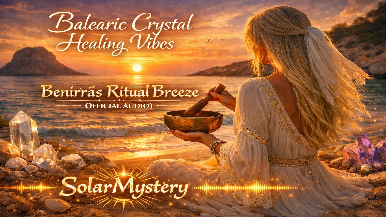 🥁 Balearic Crystal Healing Vibes - Benirràs Ritual Breeze ( Audio oficial )🌞Visualizer🌞SolarMystery🌞