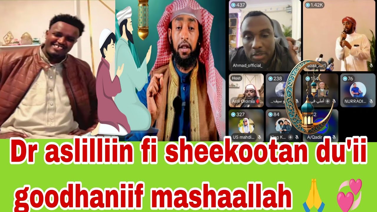 Dr aslilliin dua'ii goodhaniif sheekootan mashaallah amiin 🙏 