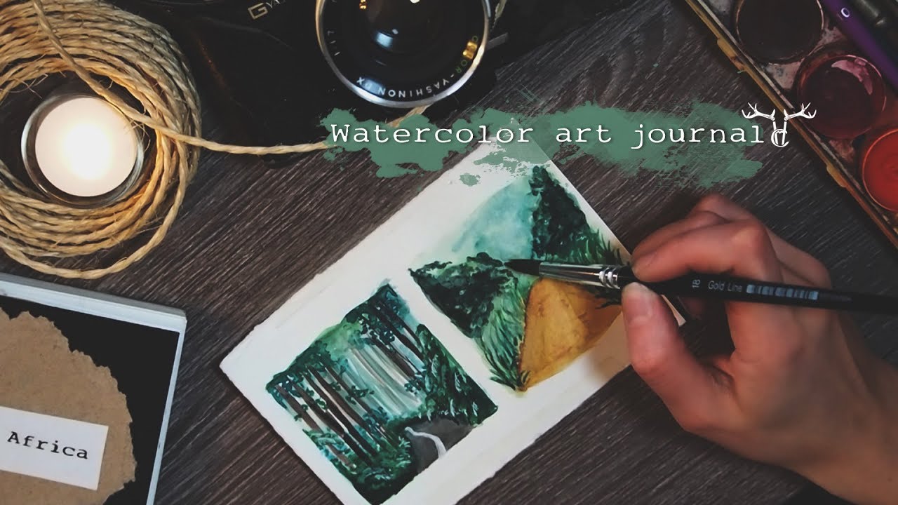 Africa art journal timelapse part 1 | sketching