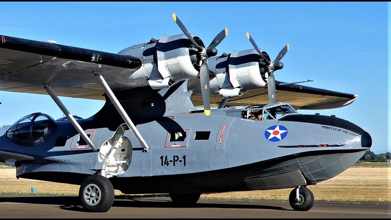 WWII Catalina PBY Seaplane Flying Boat N9767