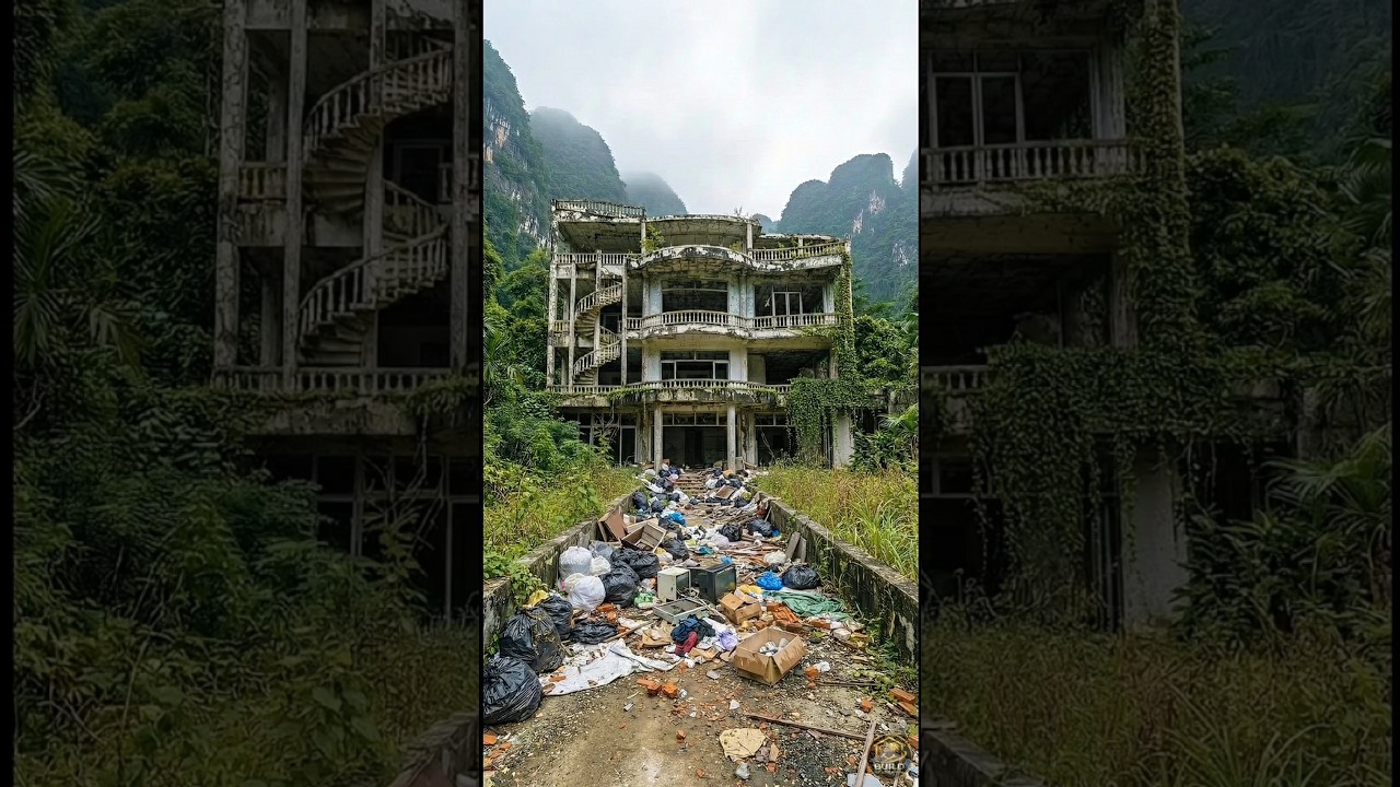 From Abandoned Ruins to Ultra-Luxury Mountain Villa | #shorts #viral #fyp #abandoned #asmr