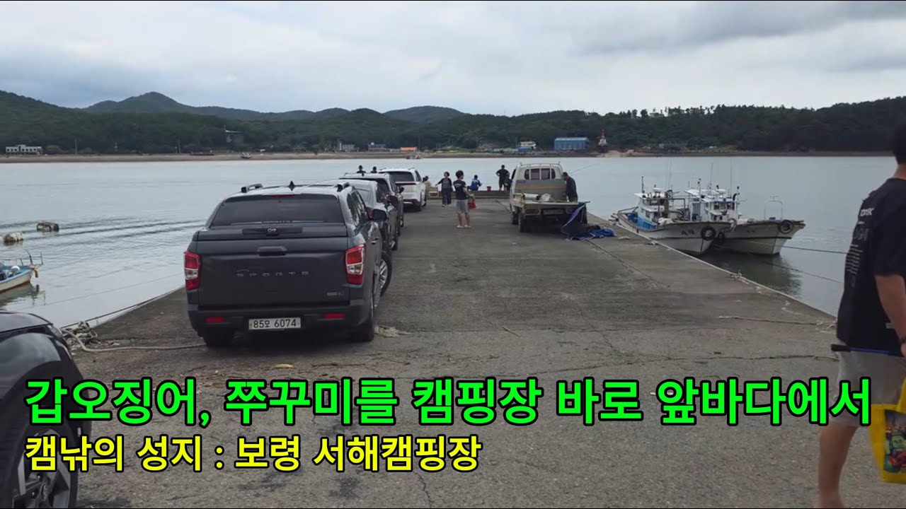 보령 서해캠핑장 낚시 성지에서 차박캠핑. Boryeong West Coast｜Cuttlefish & Octopus Fishing Paradise + Healing Camping