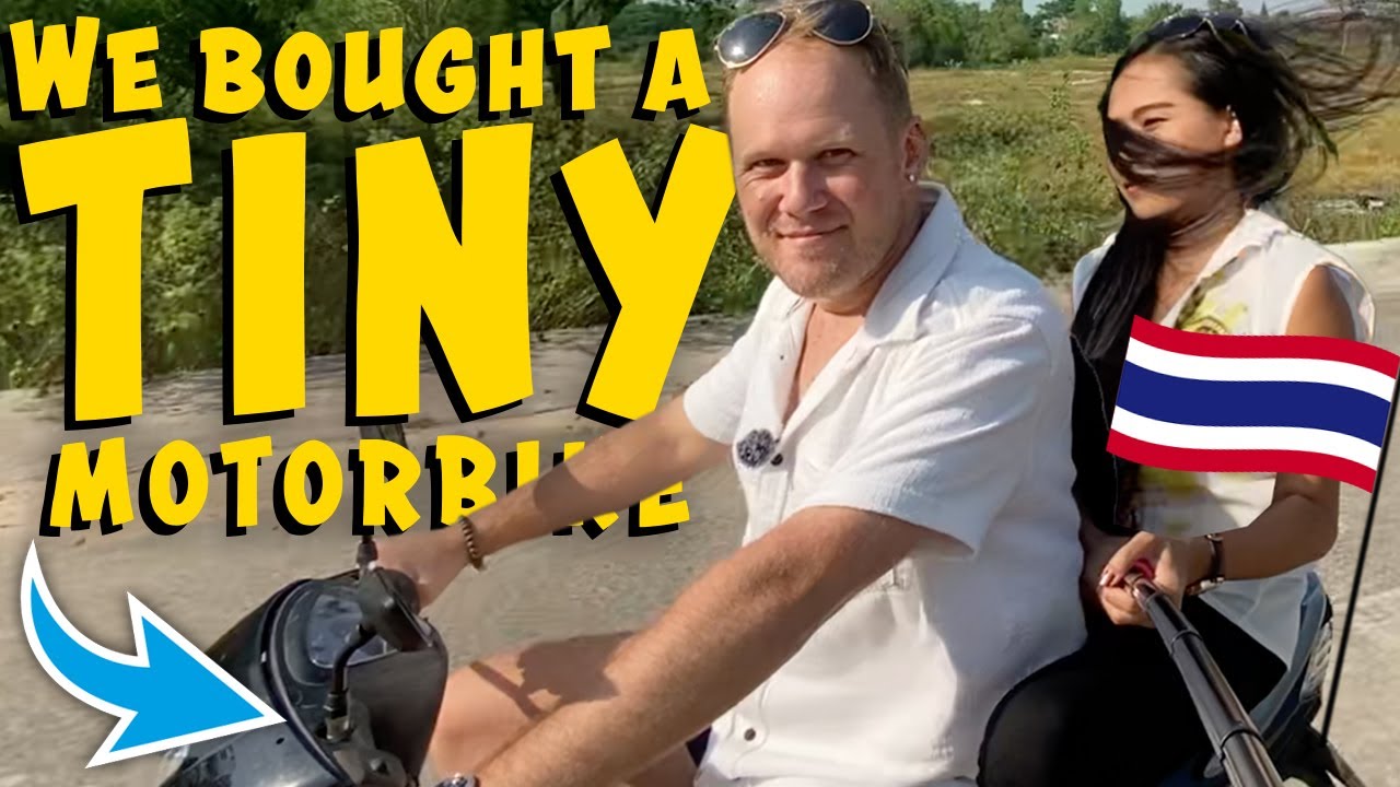 We bought a TINY BIKE in Thailand, CHEAP!!