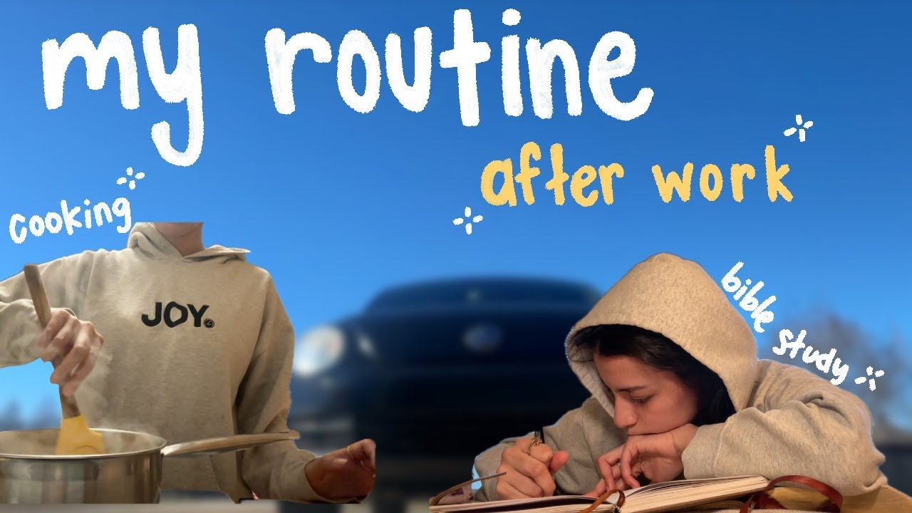 my routine after work ˶ᵔ ᵕ ᵔ˶