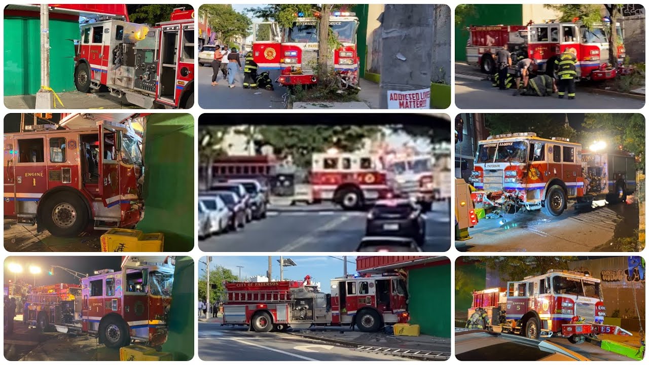 Fire Truck Crash Caught On Camera + On Scene Footage & Close Up Photos (Read Description) 9/10/22