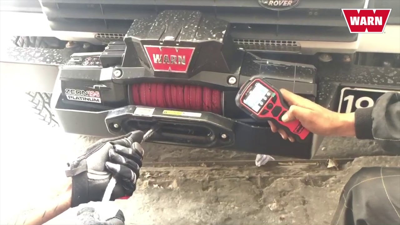How to roll back a WARN Spydura Synthetic rope after using it ?