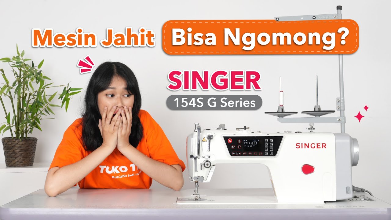 Mesin Jahit Bisa Ngomong? | REVIEW Mesin Jahit Jarum 1 Industri SINGER 154S