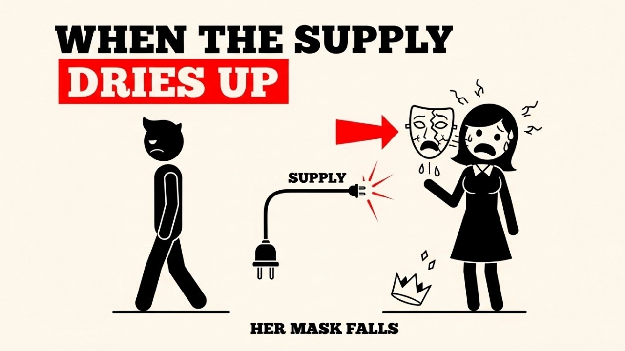 What a Narcissistic Woman Becomes When the Supply Finally Dries Up