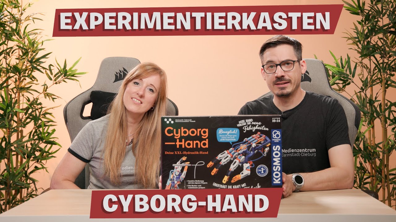 Unboxing: CYBORG-HAND von KOSMOS | Kevin & Mareike testen wieder fürs Klassenzimmer! 🧐🤩