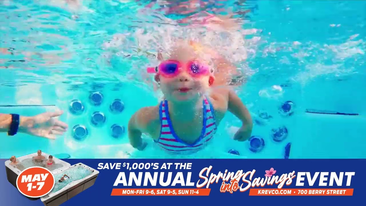 Krevco Spring into Savings Sales Event - Swim Spa