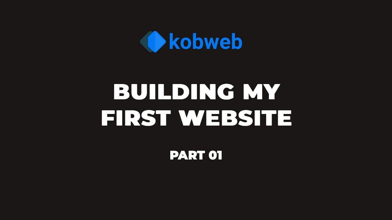 Building My First Website Using Kobweb - Part 01
