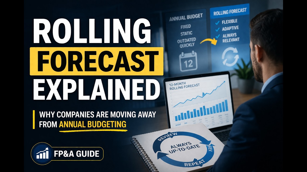 Rolling Forecast Explained | Why Companies Are Moving Away from Annual Budgeting (FP&A Guide)