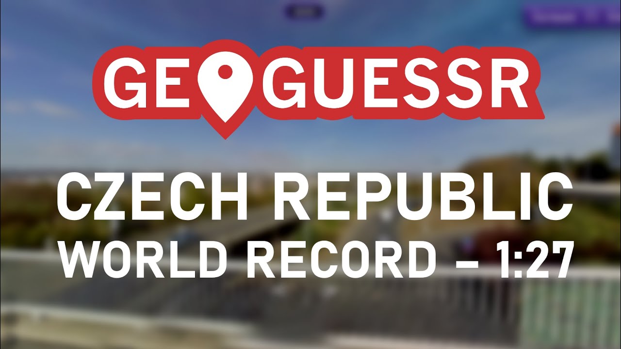GeoGuessr: Czech Republic Official Map Former WR (1:27)
