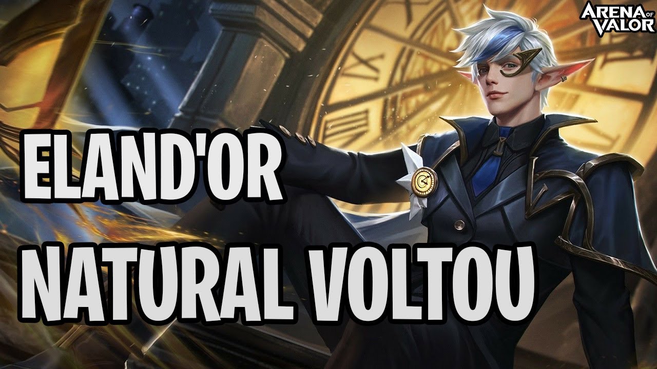 VOLTEI A JOGAR AOV! ELANDOR NATURAL | Arena of Valor