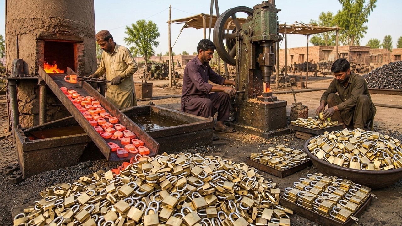 Amazing Factory Produces MILLIONS of Padlocks | Incredible Manufacturing Process