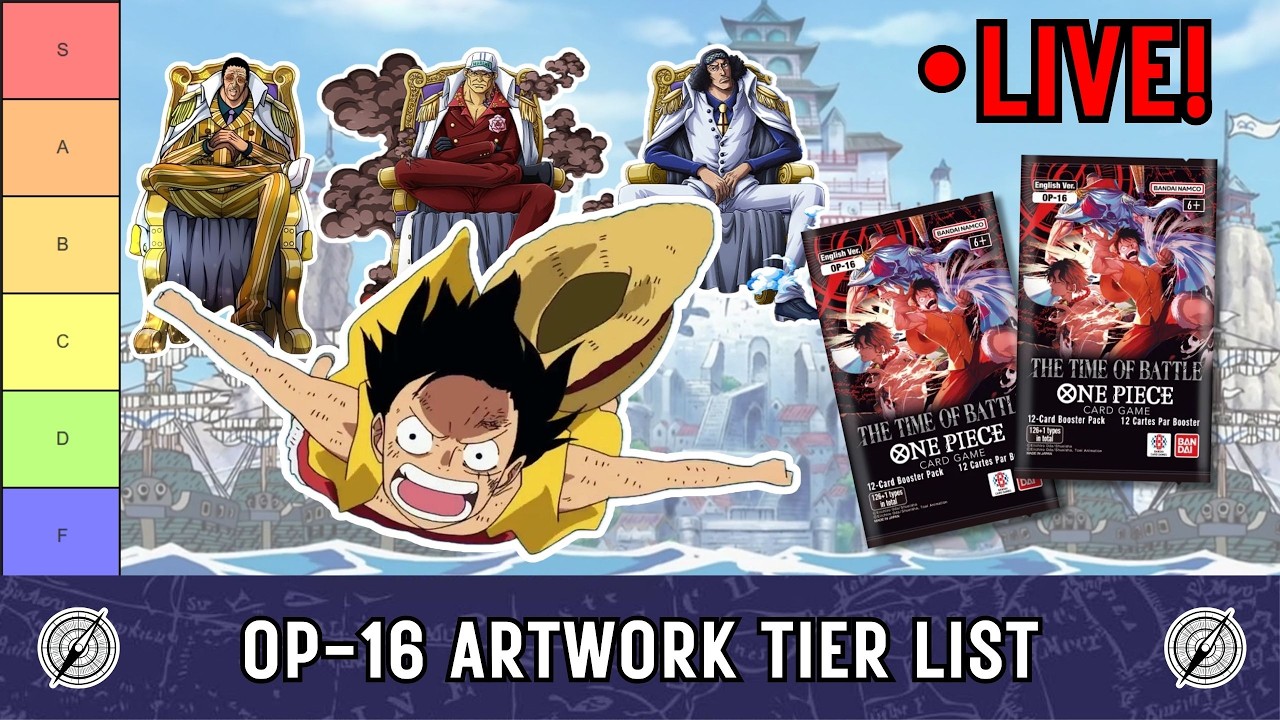 OP16 Tier List: Ranking EVERY Alt Art Artwork! The Time of Battle | One Piece TCG