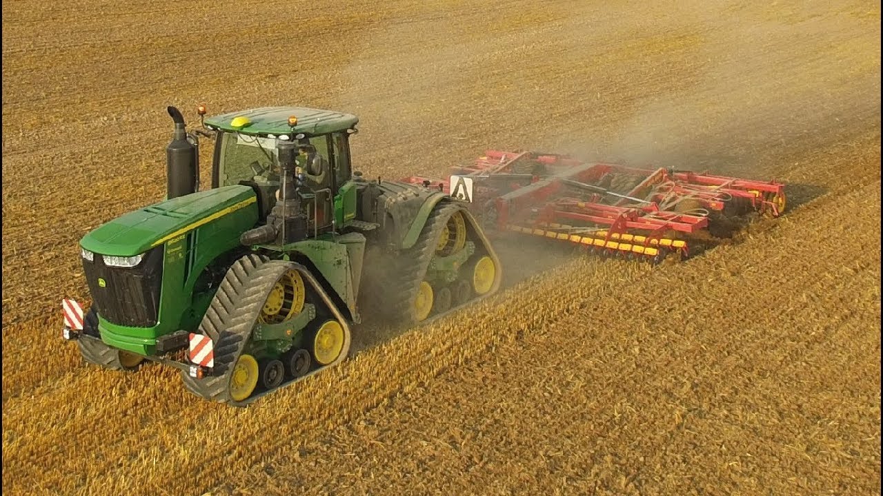 John Deere 9620RX - pierwszy dzień pracy w KR Kietrz