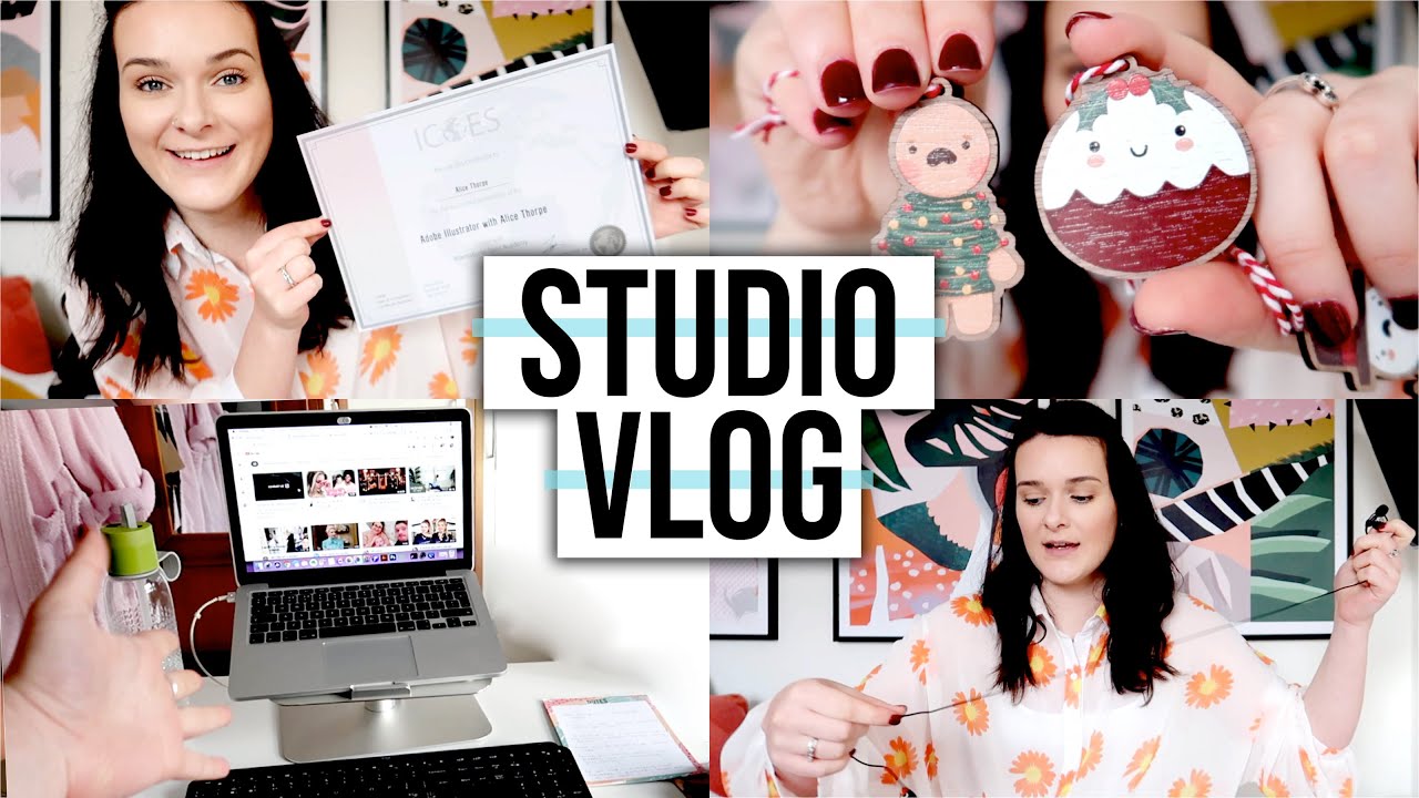 My Graphic Design ESSENTIALS ✨ Studio Vlog