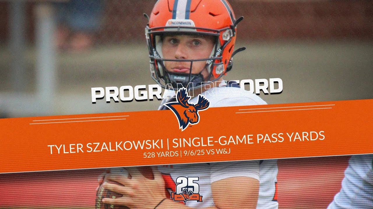 Tyler Szalkowski Sets Single-Game Pass Yards Record Against W&J | Pass-by-Pass