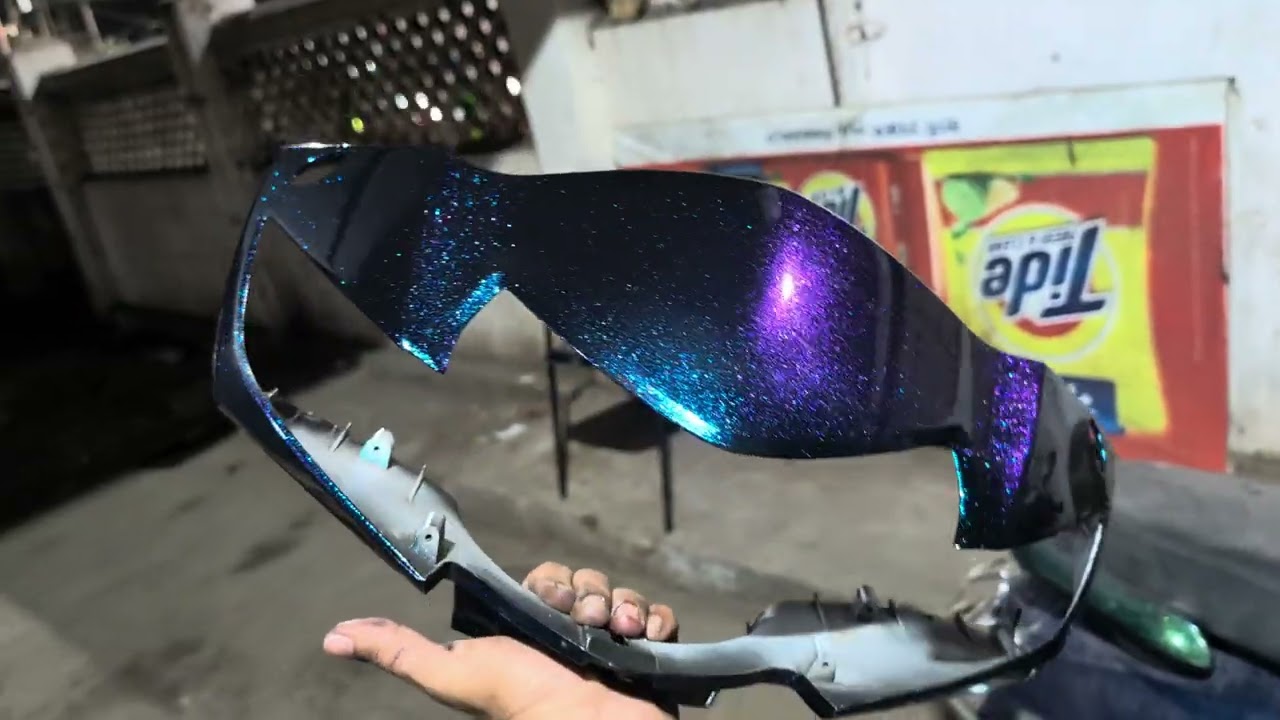 Blue to Purple Hypershift on Honda Activa first in Pune #pune #Nibmroad 