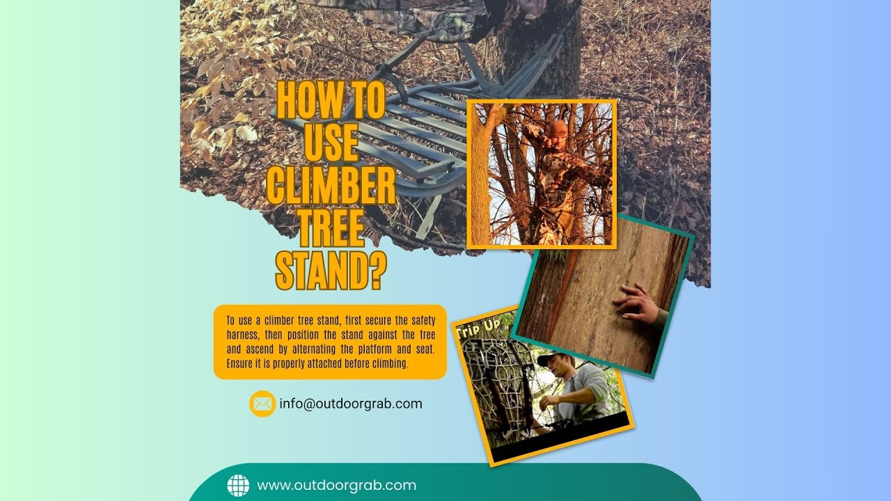 How to Use Climber Tree Stand 2024 | Master It in Minutes | outdoorgrab |