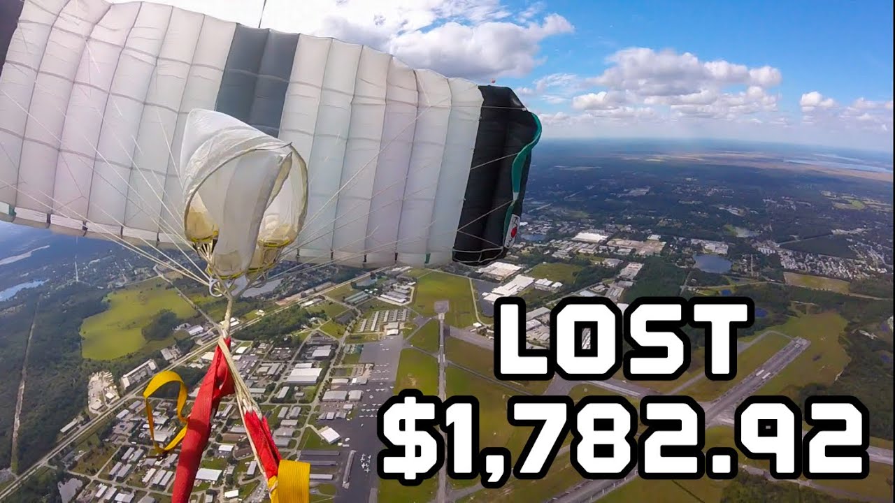 Skydiving Malfunction Leads to Emergency Cutaway - EXPENSIVE Mistake!