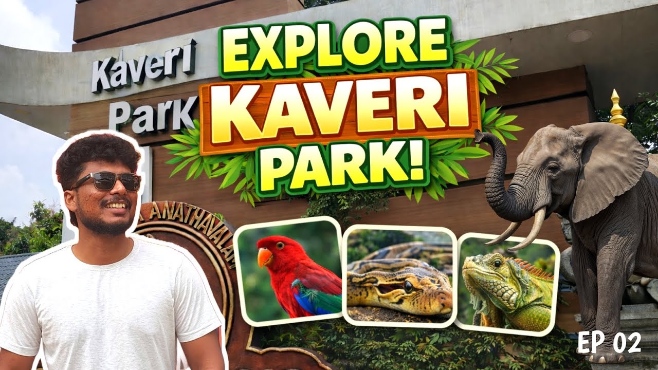 Explore the Kaveri National Park with Boyz👱|Varkala series Part-2|Birds,Fishes& #snake|#zoo #ostrich