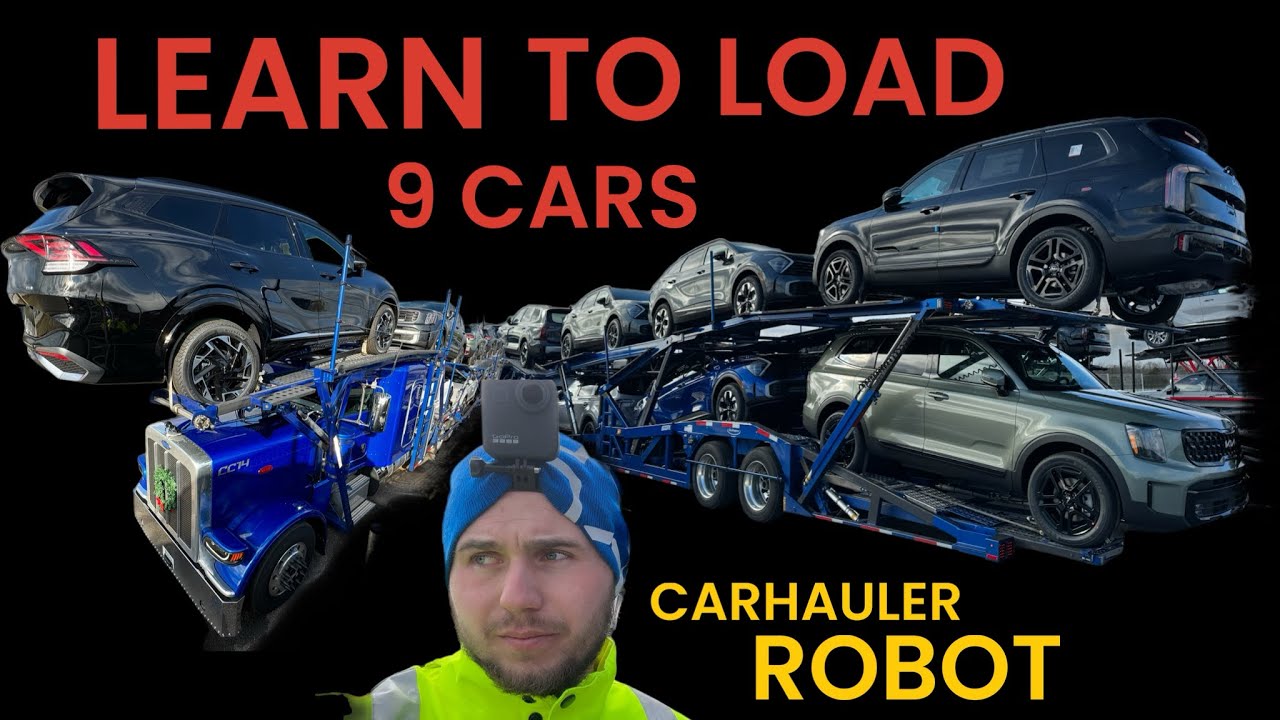 КАК ЗАГРУЗИТЬ 9-АВТОМОБИЛЬНЫЙ АВТОМОБИЛЬНЫЙ СЕВАТОР | PETERBILT 389 | 80-ФУТОВЫЙ ЛЕГКОЗАГРУЗЧИК S...
