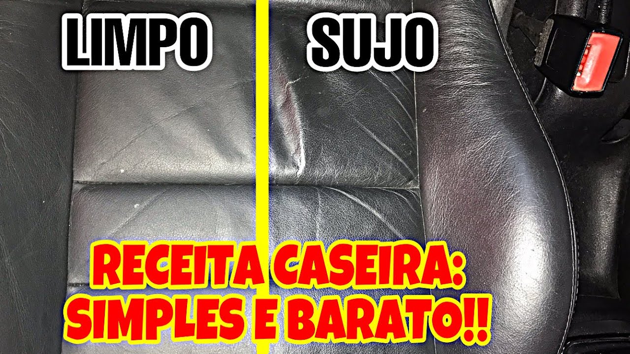 COMO LIMPAR E HIDRATAR BANCOS DE COURO EM CASA | DICA FÁCIL E RÁPIDA