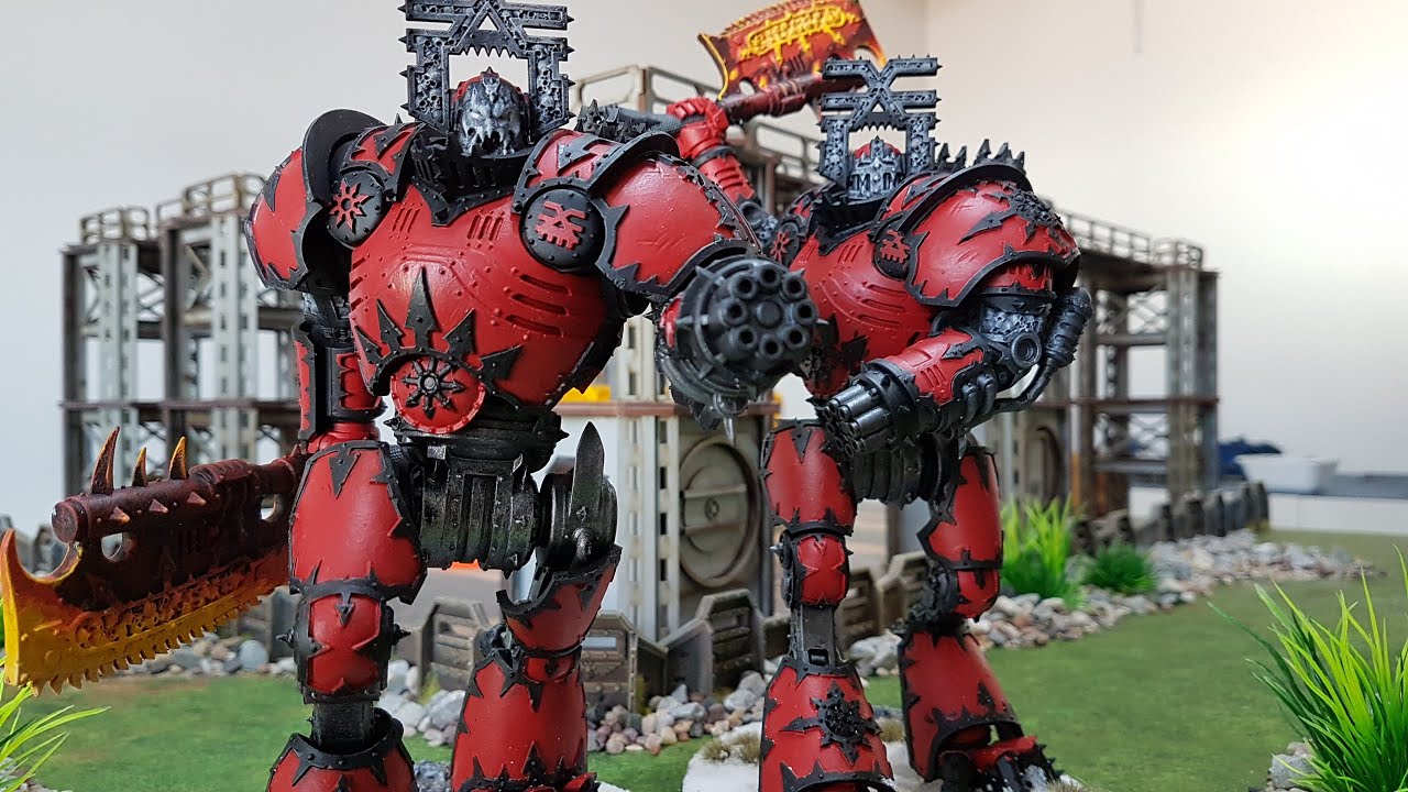 Chaos Space Marines v Space Marines, Warhammer 40k battle report