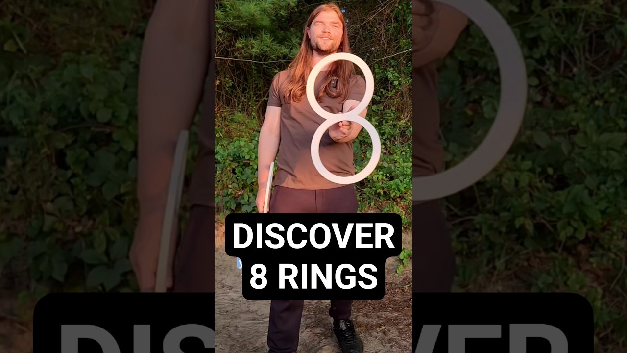 Intro to 8 Rings #asmr #juggling #magic #flowarts #sacredgeometry