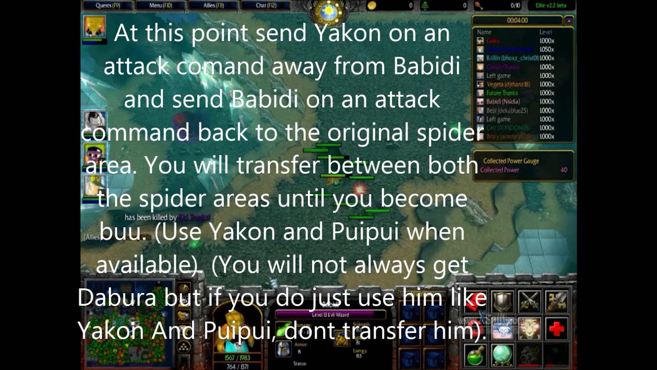 Dbz Tribute Elite: Basic Buu Guide