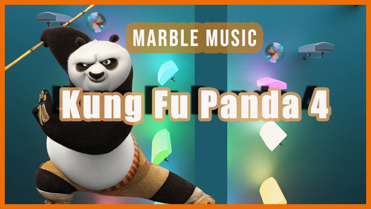 [Full Version]Kung Fu Panda 4- Marble Music #marblemusic #marbleasmr #satisfying