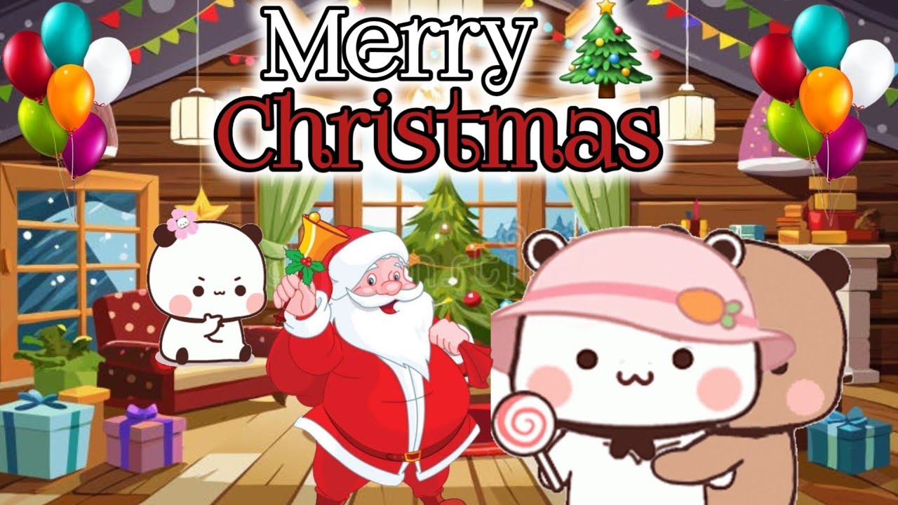 Bubu and Dudu's Christmas Celebration | A Holiday Story🎄🎁🎈❤️🎊 | Bubu dudu cuties