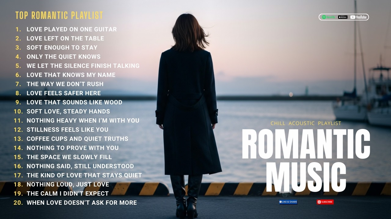 The Best Acoustic Love Songs Ever | Romantic Music ~ New English Songs