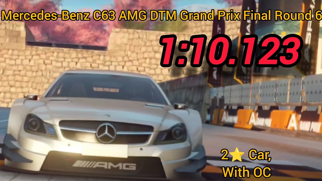 1:10.123 | Mercedes-Benz C63 AMG DTM GP Final Round 6 | Asphalt Legends 
