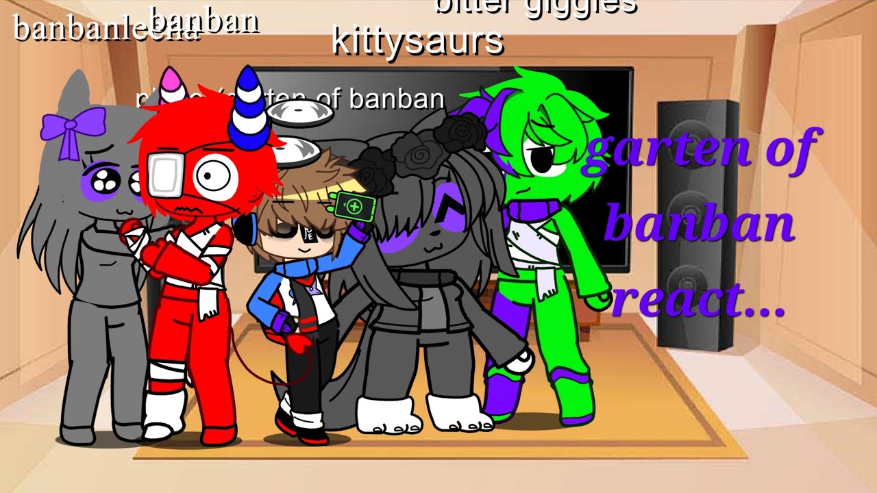 Garten of banban reacts to chapter 7, part 2 #banban7#funny#gacha