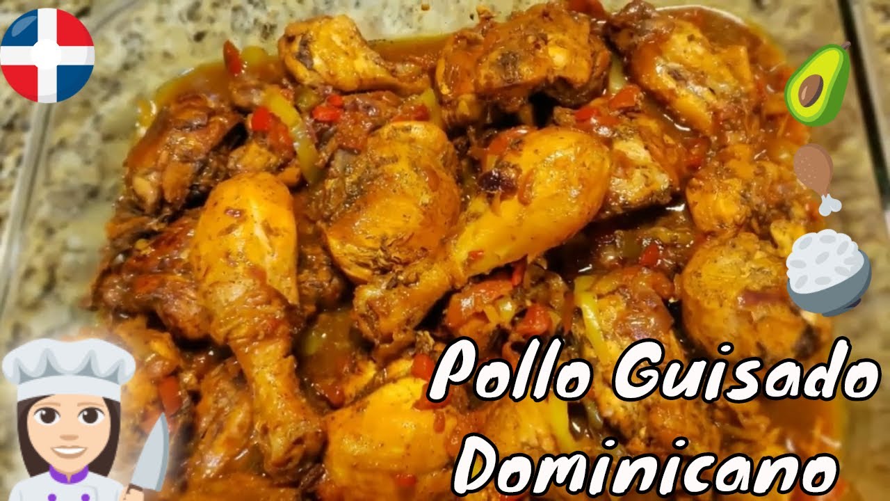 🍅FÁCIL POLLO GUISADO DOMINICANO. receta PASO A PASO y FÁCIL RECETA de POLLO GUISADO DOMI🥑🥑!!!