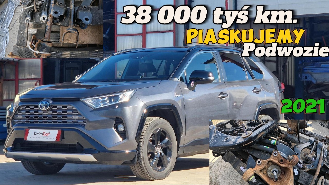 Toyota Rav4 Hybrid 2021r  38 000 km Piaskujemy podwozie !!!