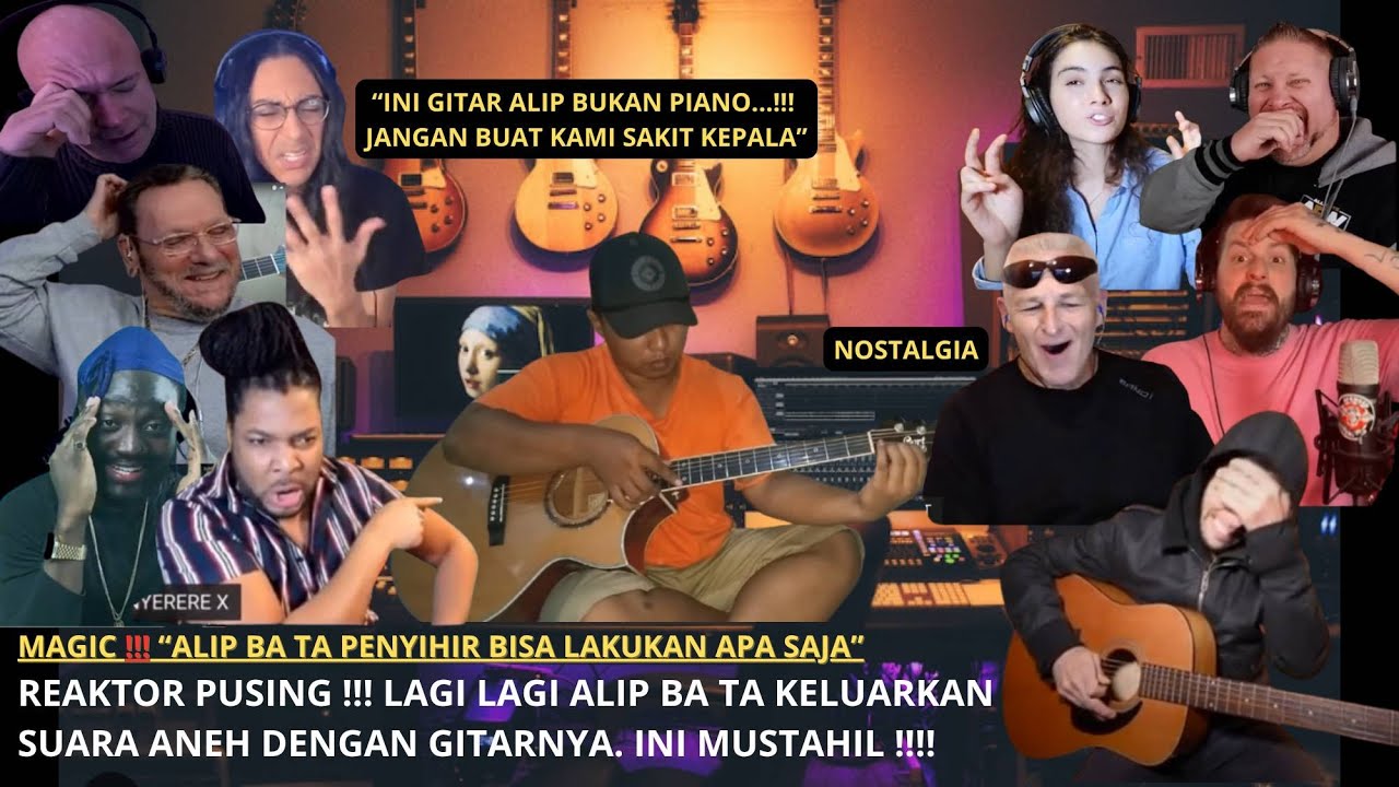 KING OF HARMONIC‼️REAKTOR SEBUT ALIP PENYIHIR SUPER MARIO BROS Theme Song ( fingerstyle guitar) 💥