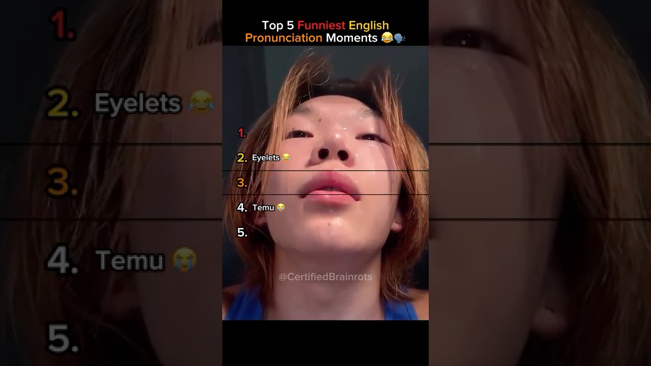 Top 5 Funniest English Pronunciation Moments (Crying While Saying Words!) 😂🗣️