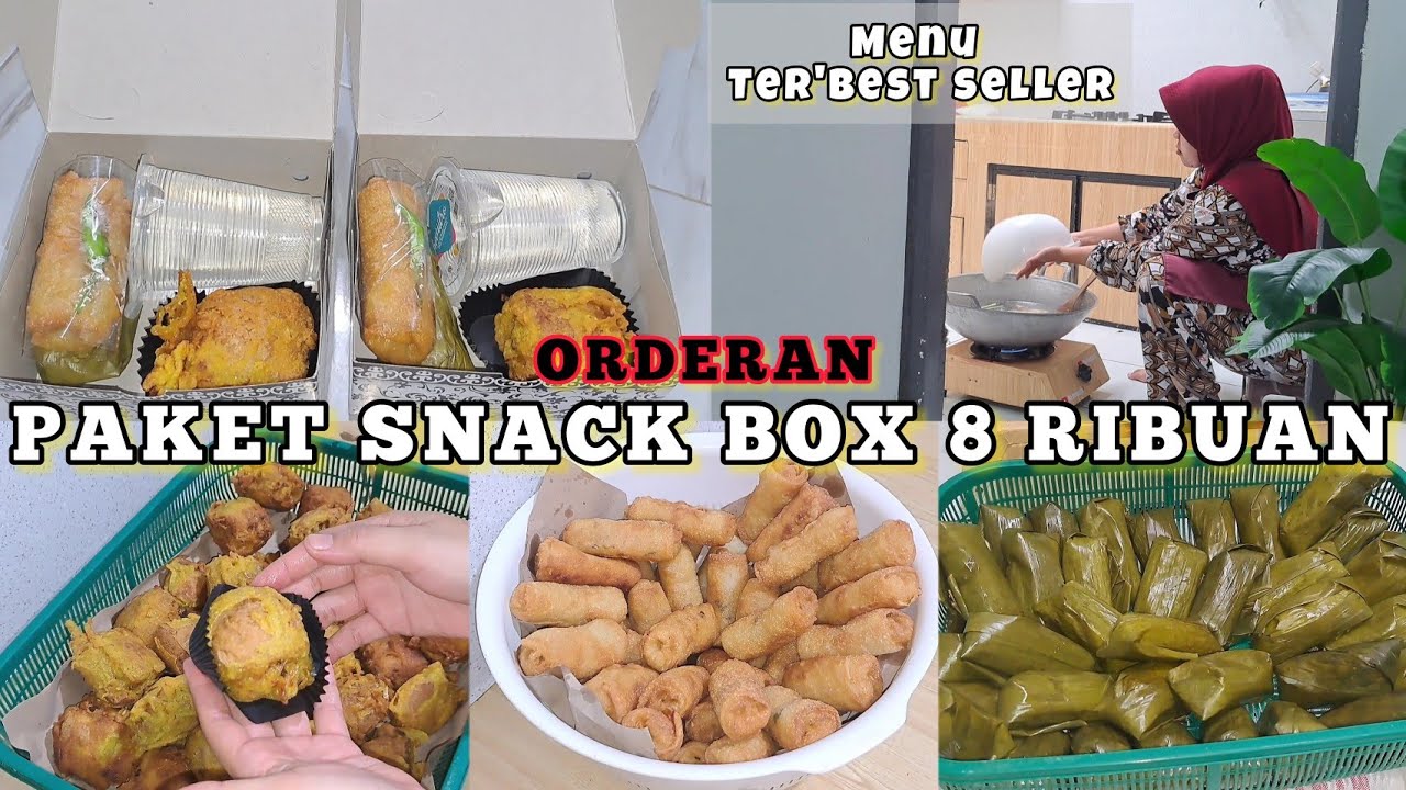 ORDERAN HARGA 8000 PAKET SNACK BOX #snackbox #aremarem#risoles#tahupedas #niahermanto