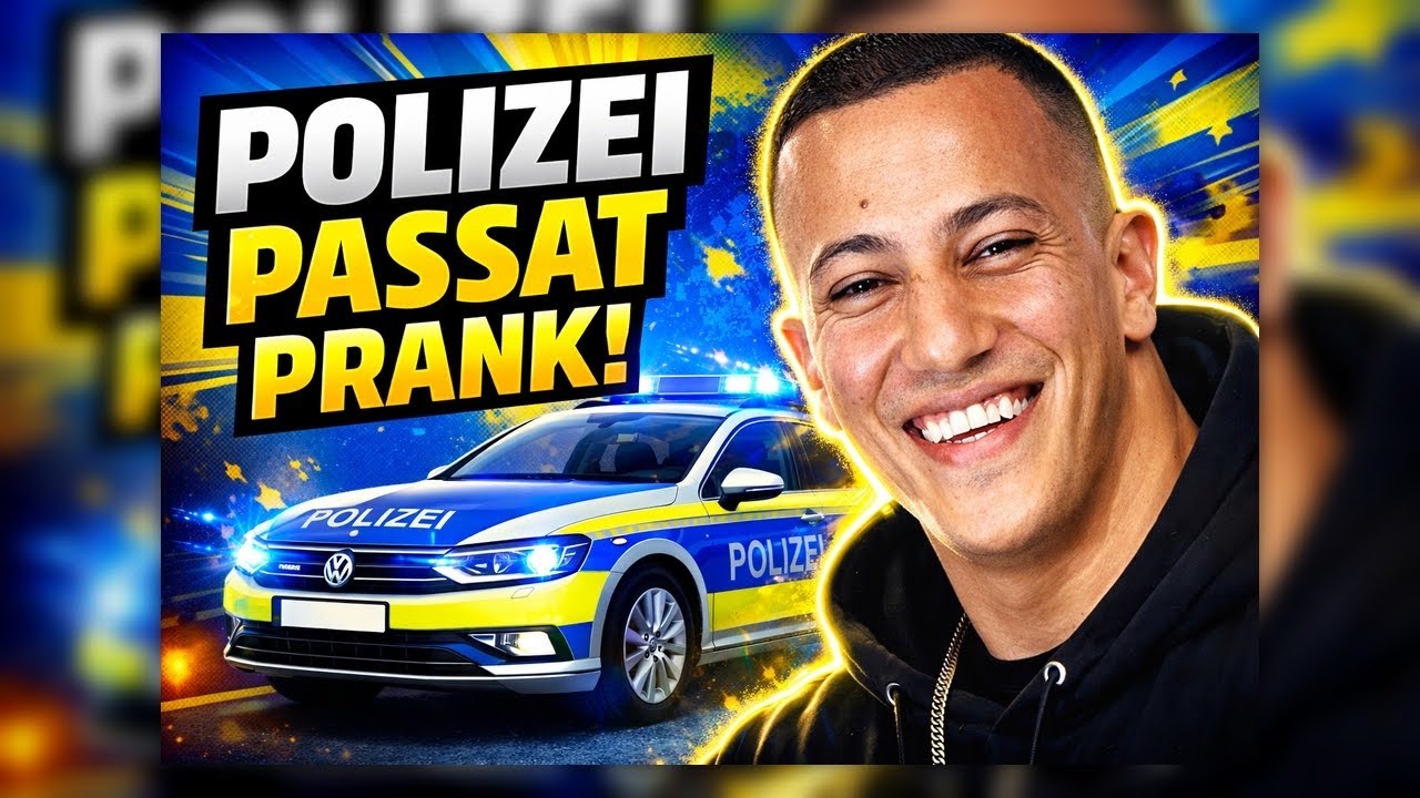 POLIZEI PASSAT 150 PS PRANK LACHFLASH FARID BANG RASER SZENE