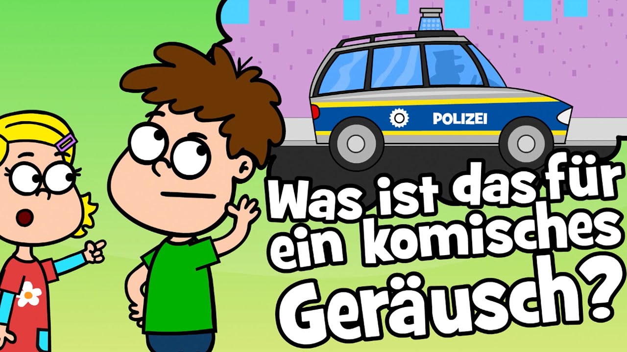 ♪ ♪ Kinderlied Ratespiel | Was ist das f&uuml;r ein komisches Ger&auml;usch? - Hurra Kinderlieder