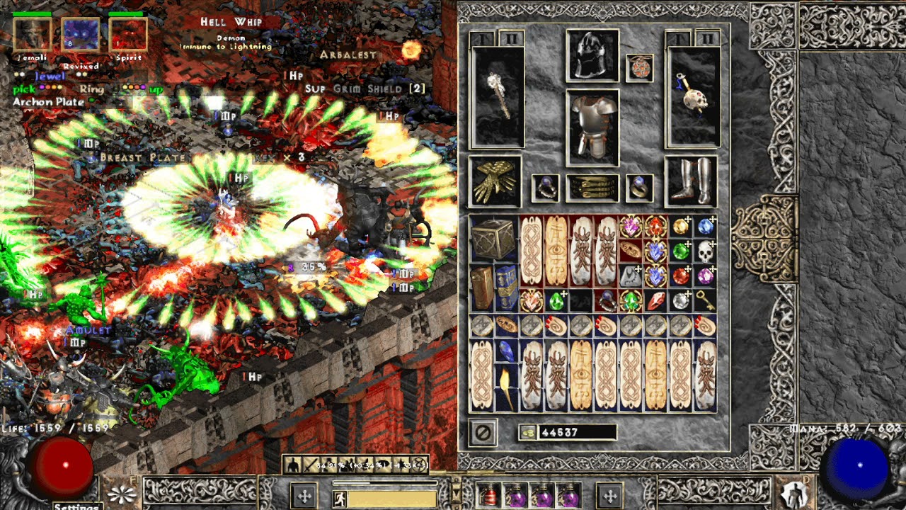 Project Diablo 2 poison necro map t3 throne