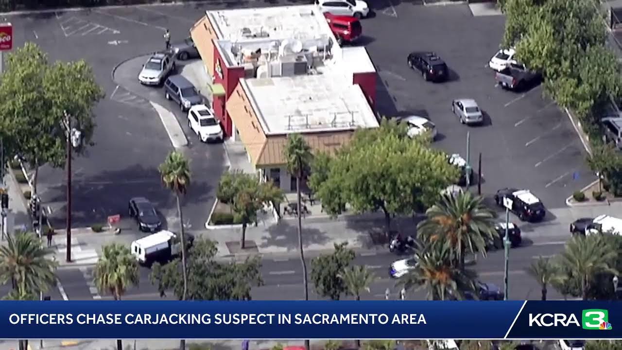 LIVE | CHP officers are chasing a suspected carjacking suspect in Sacramento area